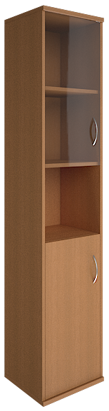картинка Шкаф высокий узкий со стеклом левый/правый, А.СУ-1.4 Л/Пр от Мебельная мода