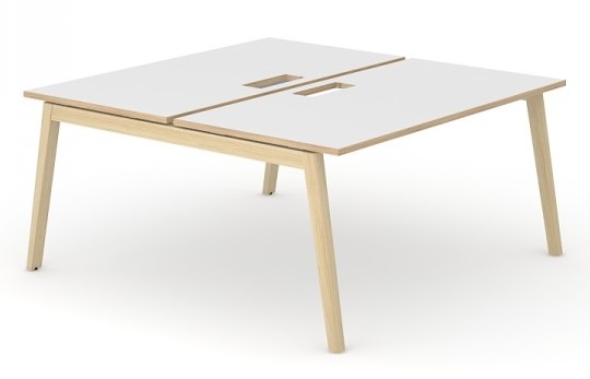 картинка Два стола с вырезом для крышки. DNS165-W от Мебельная мода