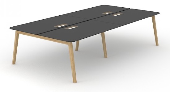 картинка Четыре стола  с вырезом для крышки. DNS361-W от Мебельная мода
