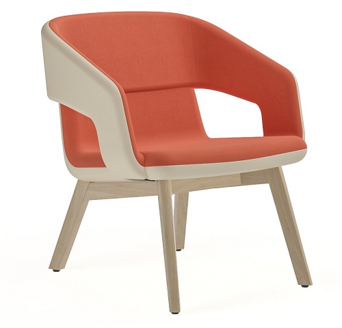 картинка Одноместное кресло с низкой спинкой. Основа: цельный массив натурального ясеня на накладках для облегчения скольжения. арт. SDL101  от Мебельная мода