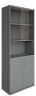 картинка Шкаф для документов высокий полузакрытый со стеклом арт. А.СТ-1.4 от Мебельная мода