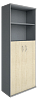 картинка Шкаф высокий для документов высокий полузакрытый арт. А.СТ-1.6 от Мебельная мода