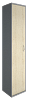 картинка Шкаф высокий узкий полузакрытый со стеклом(Л/Пр) арт. А.СУ-1.4 Л/Пр от Мебельная мода