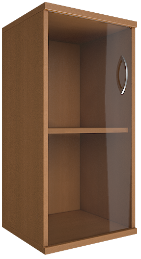 картинка Шкаф средний узкий со стеклом левый/правый, А.СУ-3.2 Л/Пр от Мебельная мода