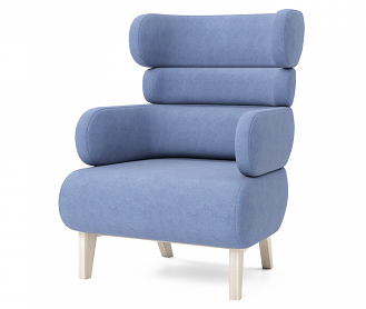 картинка Кресло на деревянных опорах L21-1S2-2 от Мебельная мода
