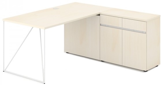 картинка Стол с закрытым шкафчиком, слева/справа  DIS180/181 от Мебельная мода