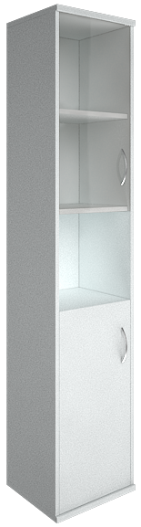 картинка Шкаф высокий узкий со стеклом левый/правый, А.СУ-1.4 Л/Пр от Мебельная мода
