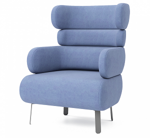 картинка Кресло на металлических опорах  L21-1S2 от Мебельная мода