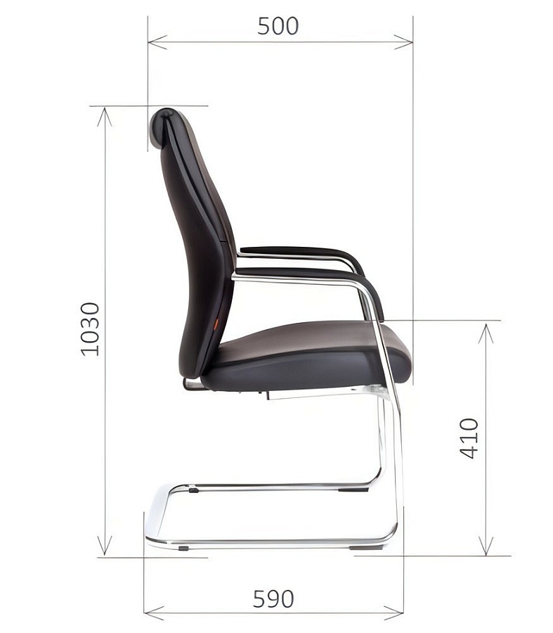 картинка Конференц-кресло CHAIRMAN VISTA V эко от Мебельная мода, фото: 4