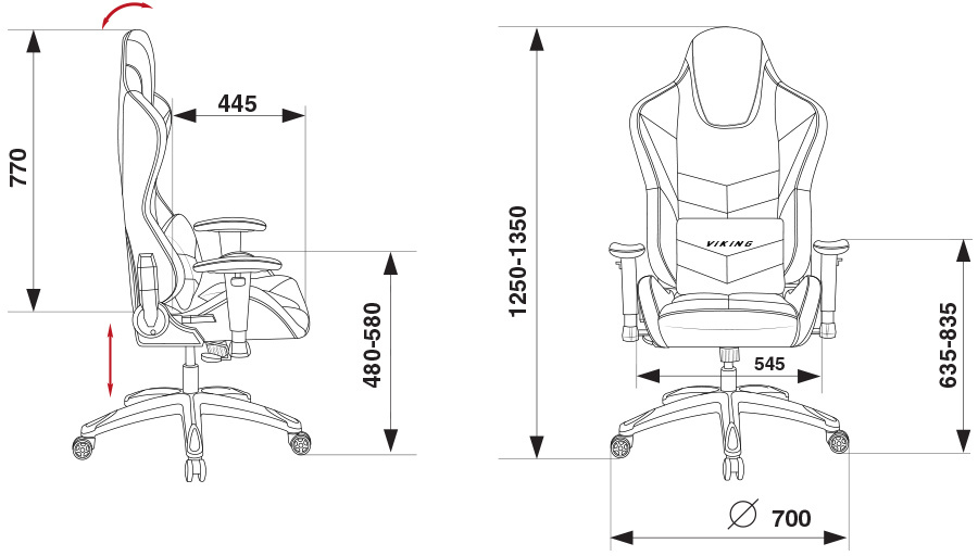 картинка Игровое кресло CH-773N от Мебельная мода, фото: 8