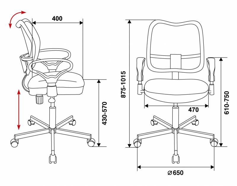 картинка Компьютерное кресло CH-799M от Мебельная мода, фото: 7