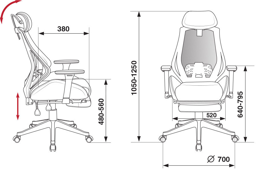 картинка Игровое кресло CH-770 от Мебельная мода, фото: 8