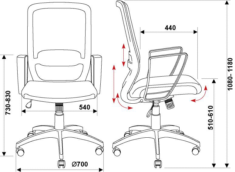 картинка Компьютерное кресло CH-899 от Мебельная мода, фото: 5