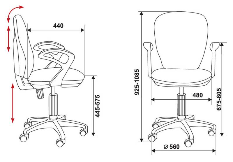 картинка Компьютерное кресло CH-513AXN от Мебельная мода, фото: 6