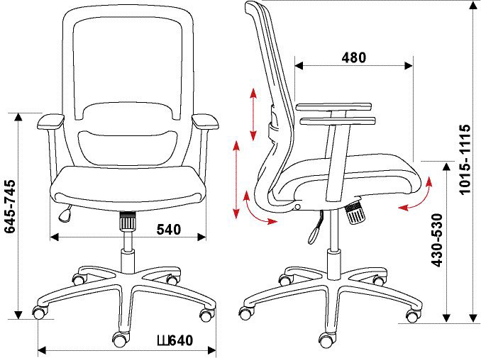 картинка Компьютерное кресло CH-899SL от Мебельная мода, фото: 5