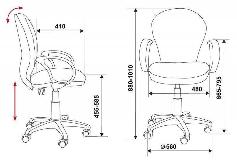 картинка Компьютерное кресло CH-687AXSN от Мебельная мода, фото: 7