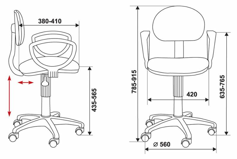 картинка Компьютерное кресло CH-213AXN от Мебельная мода, фото: 6