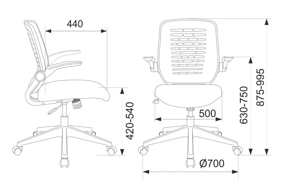 картинка Компьютерное кресло CH-495 от Мебельная мода, фото: 5